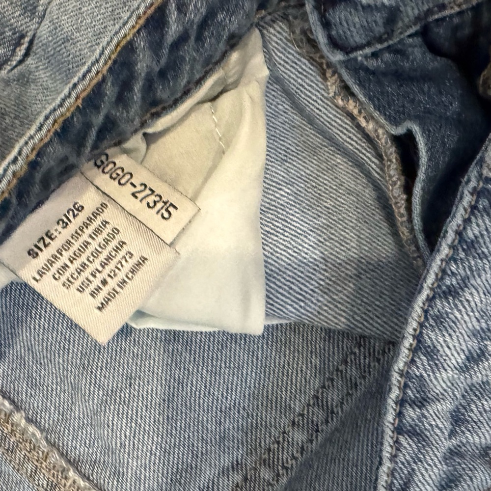 Stylish Light Blue Flare Jeans - Picture 6 of 7